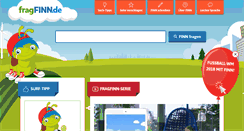 Desktop Screenshot of fragfinn.de