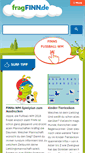 Mobile Screenshot of fragfinn.de
